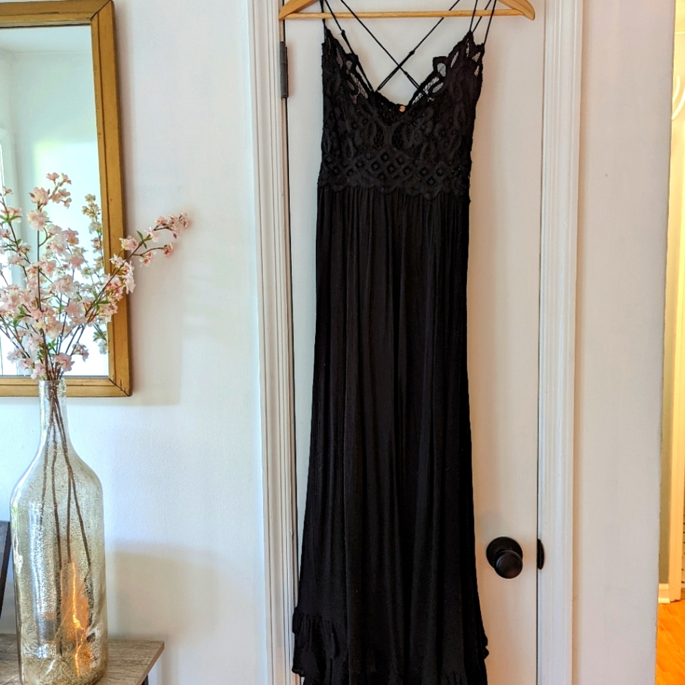 Free People black dress